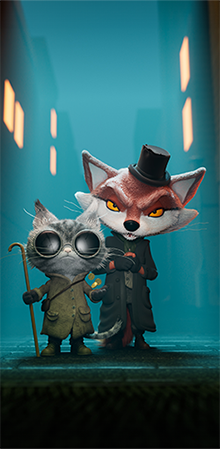 Il gatto e la volpe.